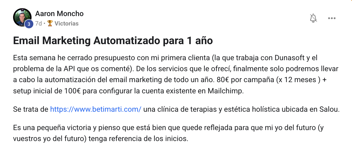 Testimonio
